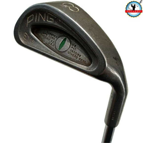Ping Other - Ping Eye Karsten Single 8 Iron - Green Eye Stiff Steel Shaft 36.5"
